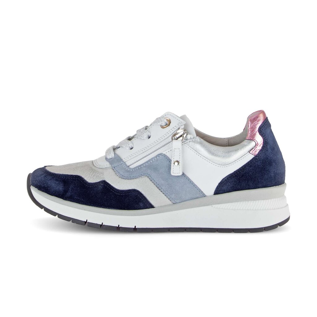 Lage sneaker blauw