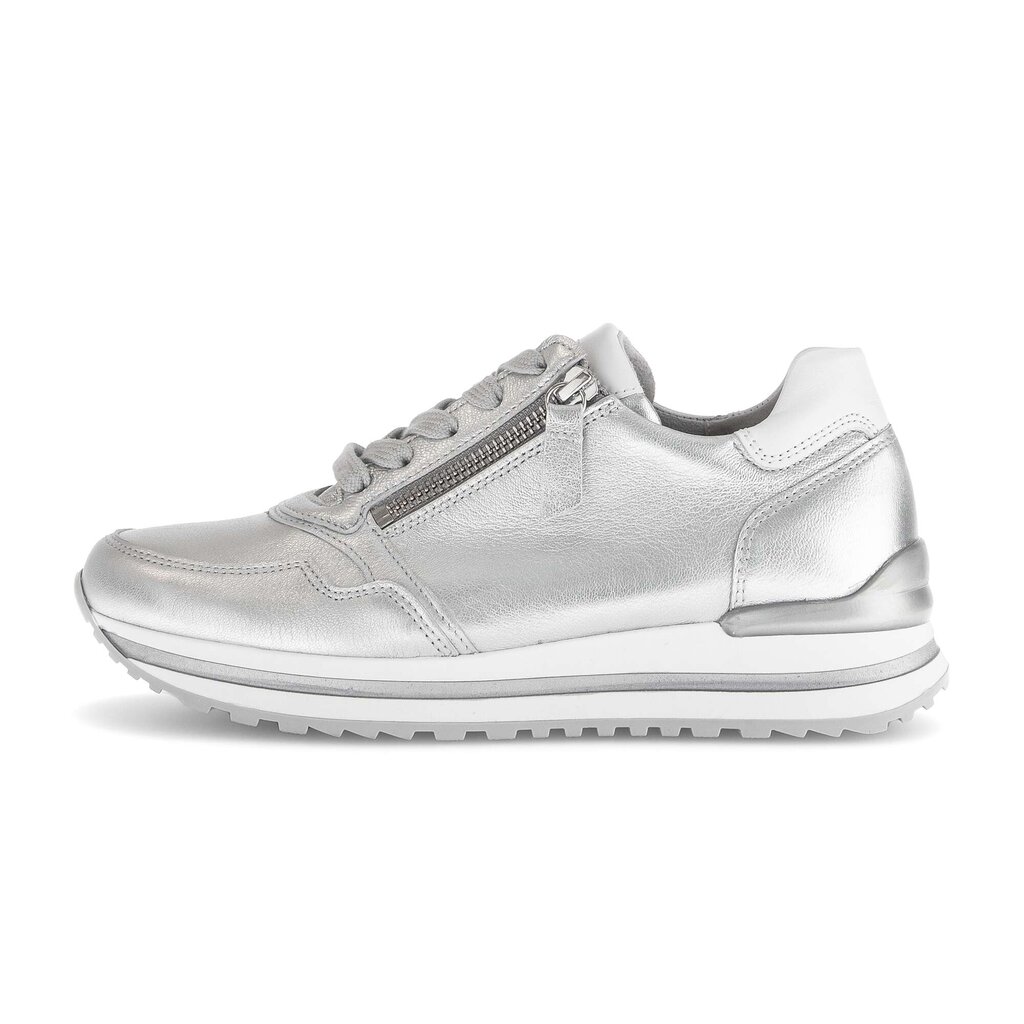 Lage sneaker zilver