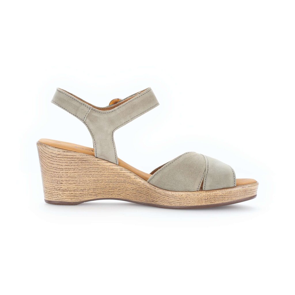 Sandal met riempjes groen