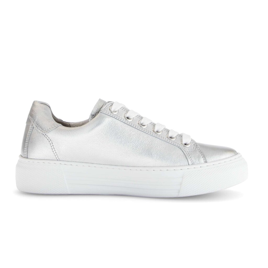 Lage sneaker zilver