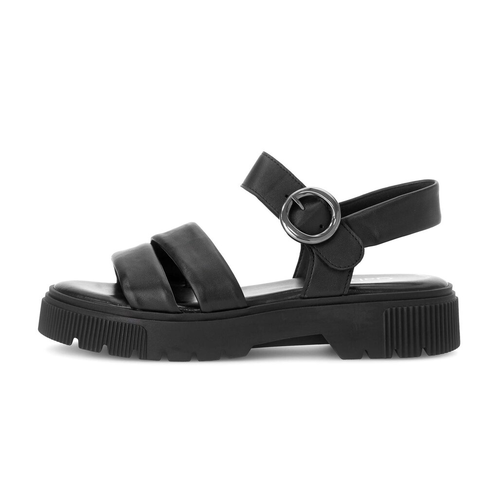 Sandal met riempjes zwart