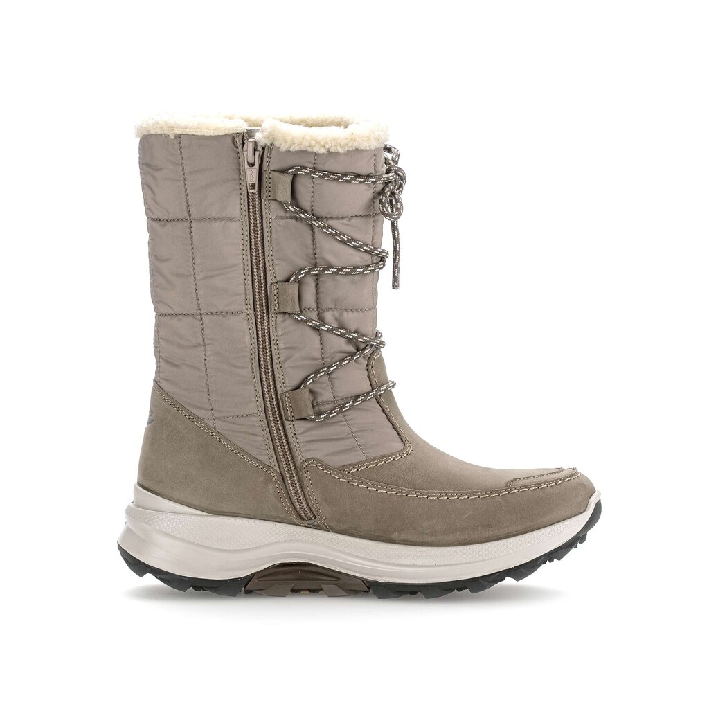 Winter enkellaarsje beige