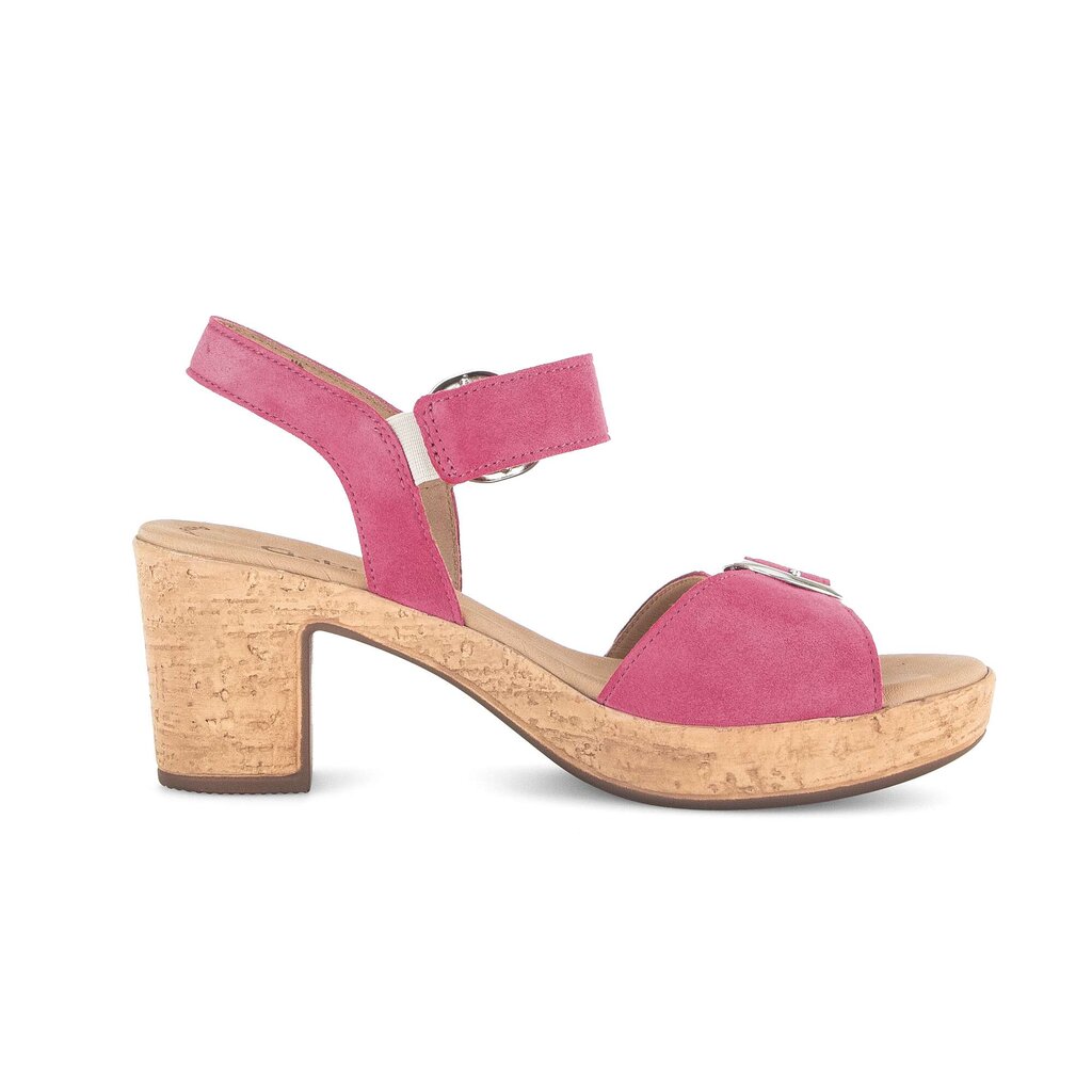 Sandal met riempjes roze