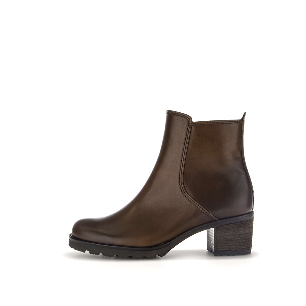 Enkellaarsjes op plateau bruin