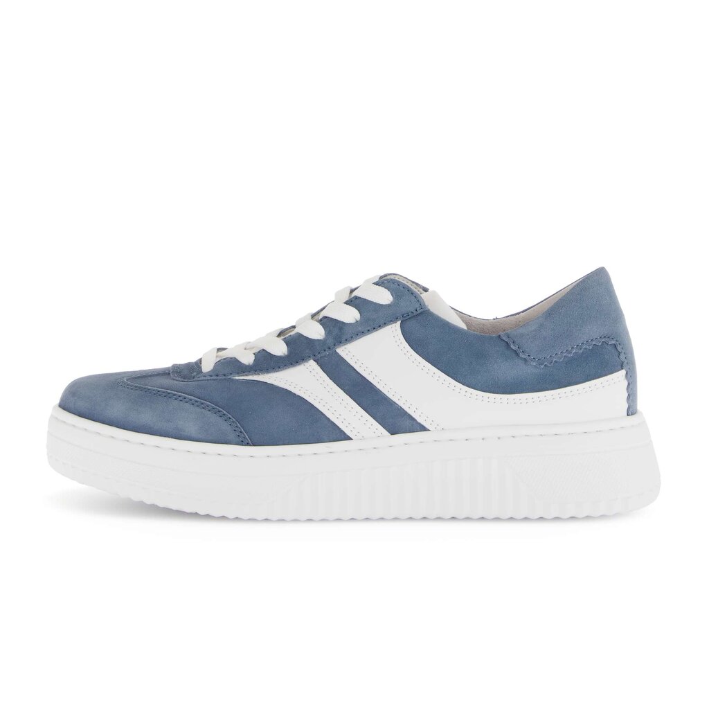 Lage sneaker blauw