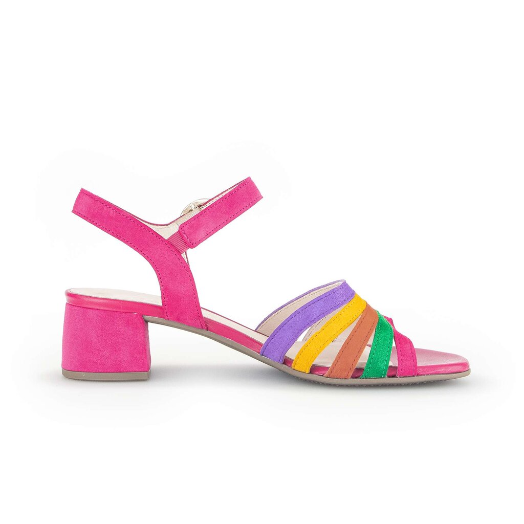 Sandal met riempjes multicolour