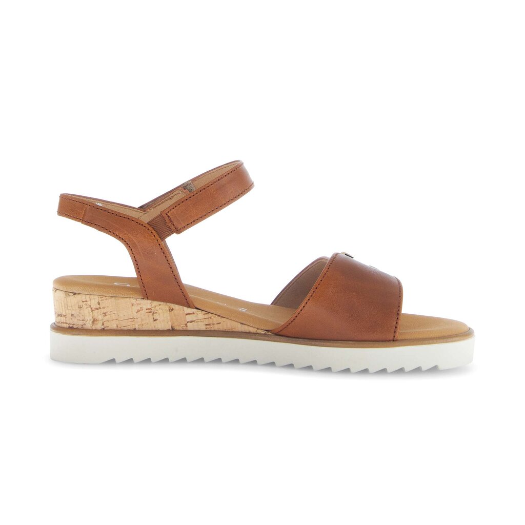Sandal met riempjes bruin