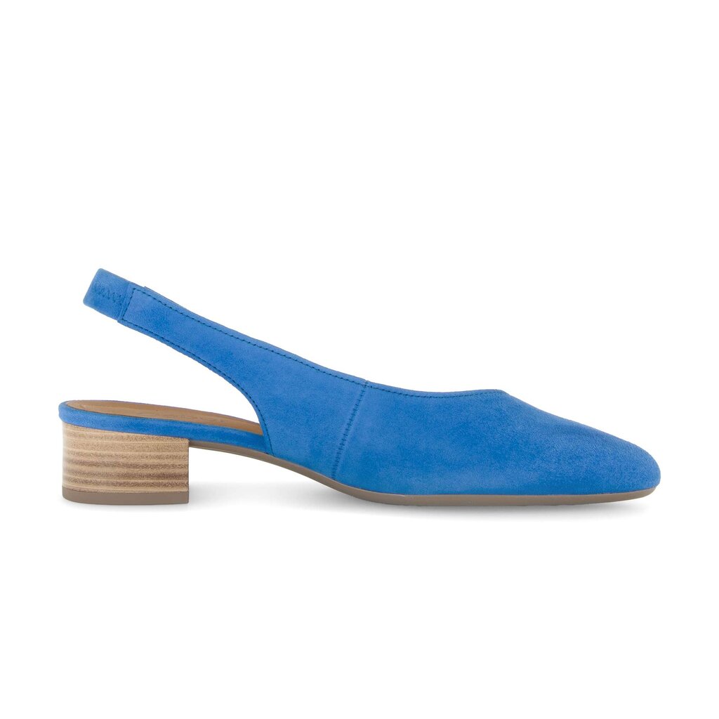 Sling-back blauw