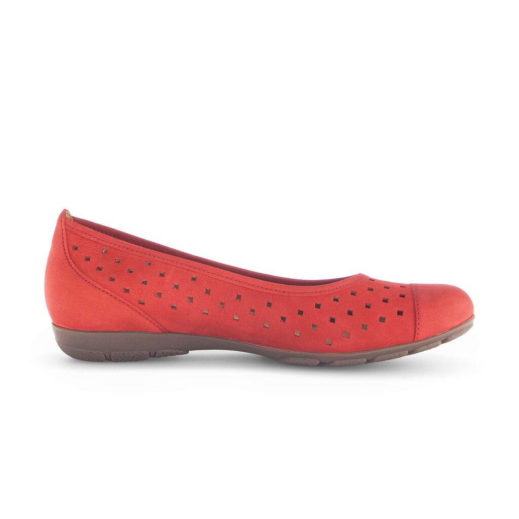 Sportieve ballerina rood