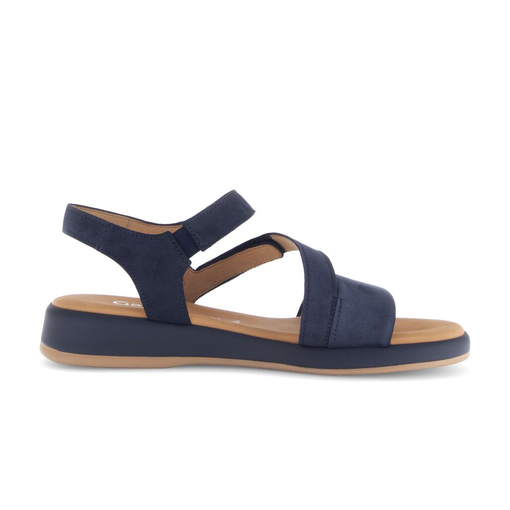 Sandal met riempjes blauw