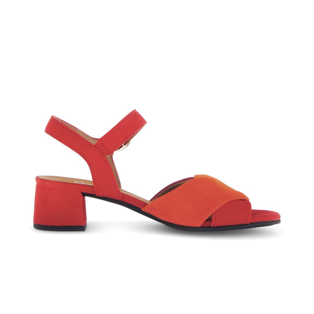 Sandal met riempjes rood