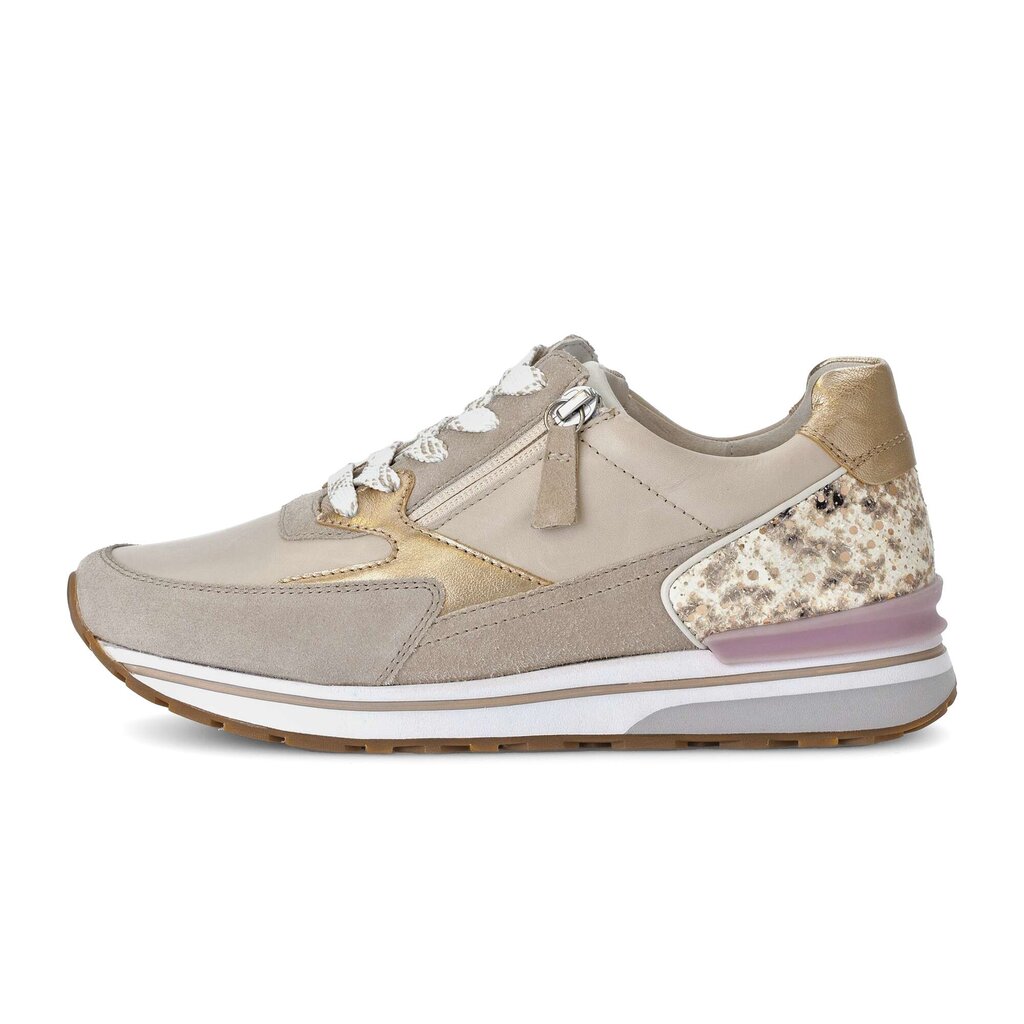Lage sneaker beige