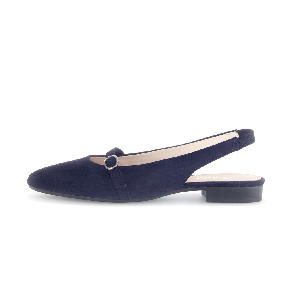 Sling-back blauw