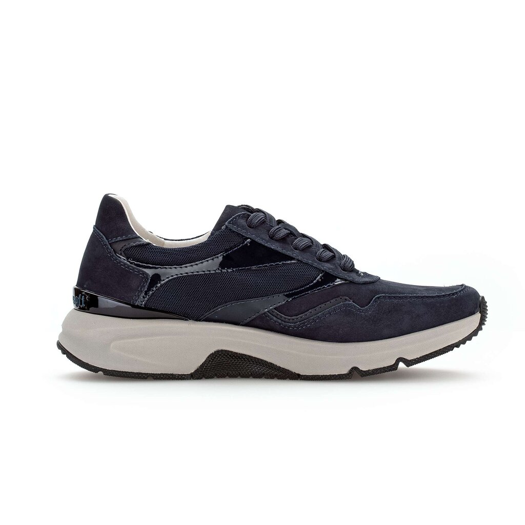 Lage sneaker blauw