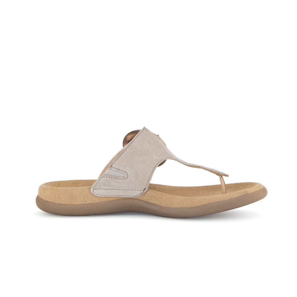Teenslipper beige