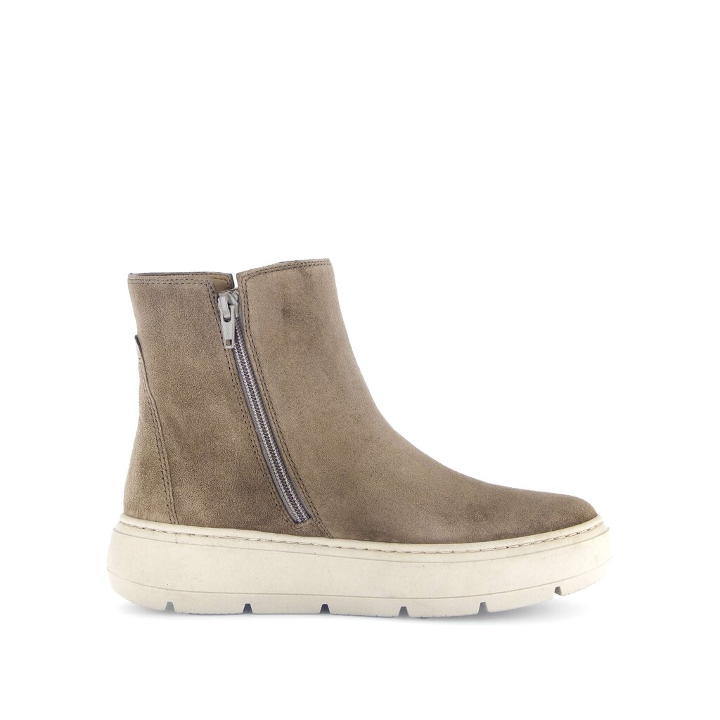 Sportief enkellaarsje beige