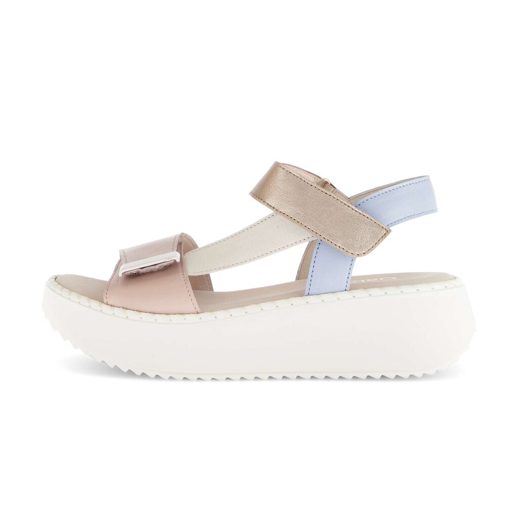 Sandale met plateauzool multicolour