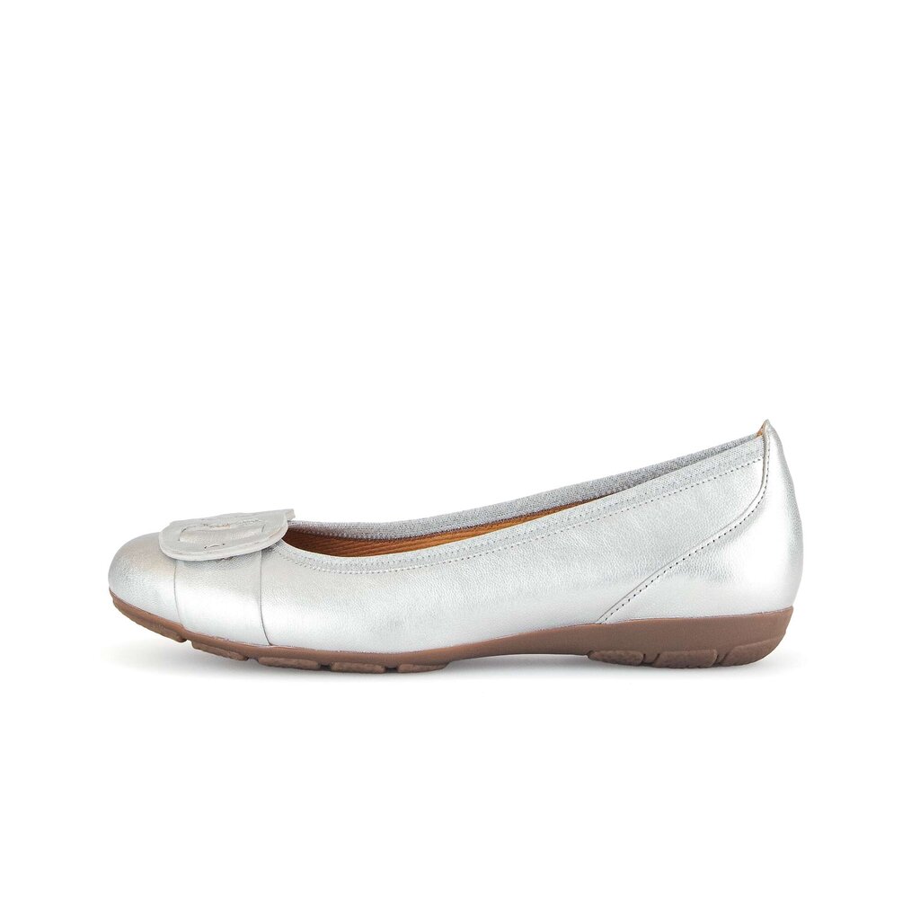 Sportieve ballerina zilver