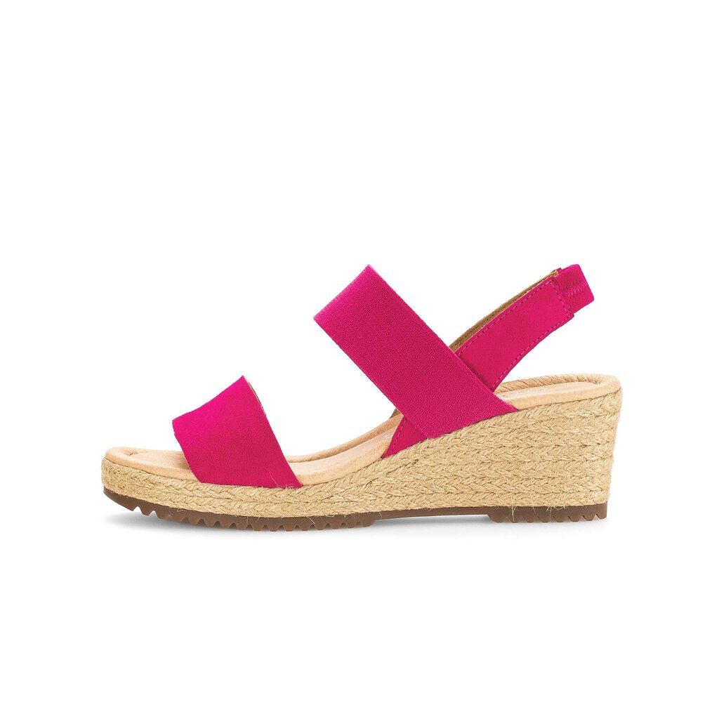 Sandaleno met sleehak roze
