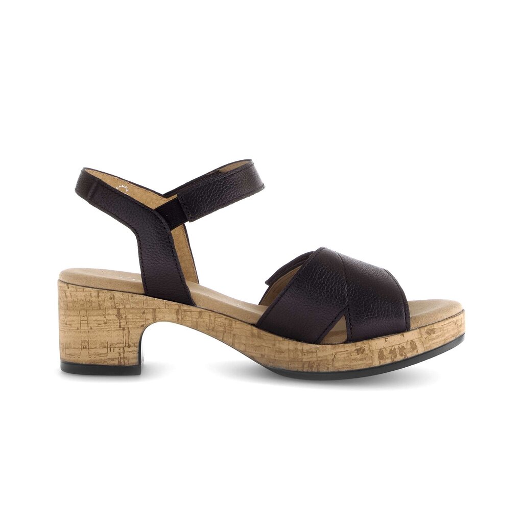 Sandal met riempjes zwart