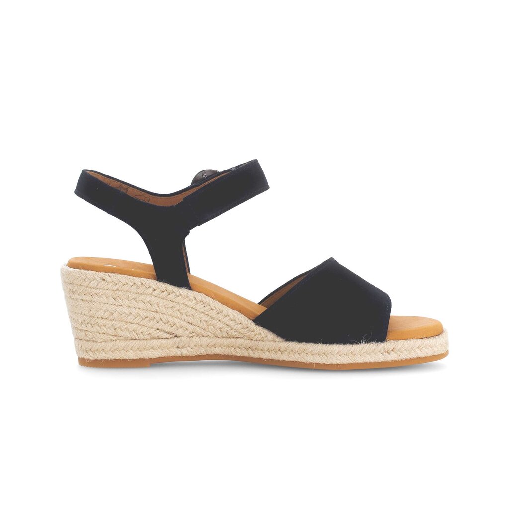 Sandaleno met sleehak blauw