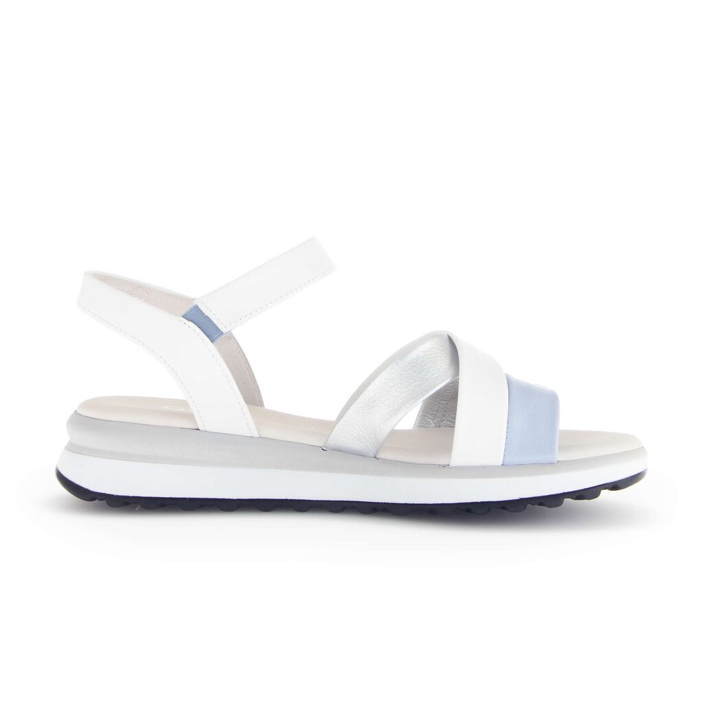 Sandal met riempjes wit