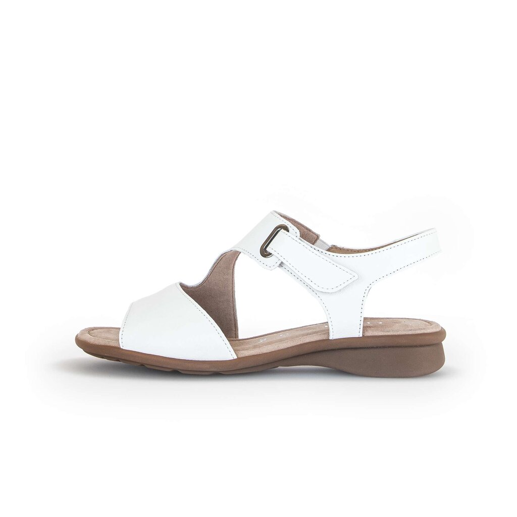 Sandal met riempjes wit