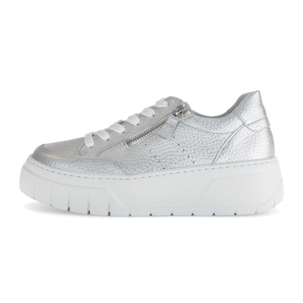 Lage sneaker zilver