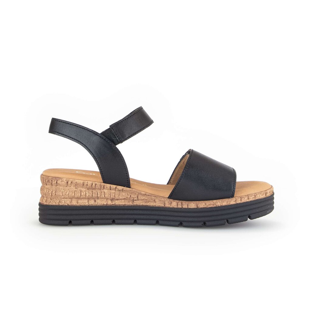Sandal met riempjes zwart