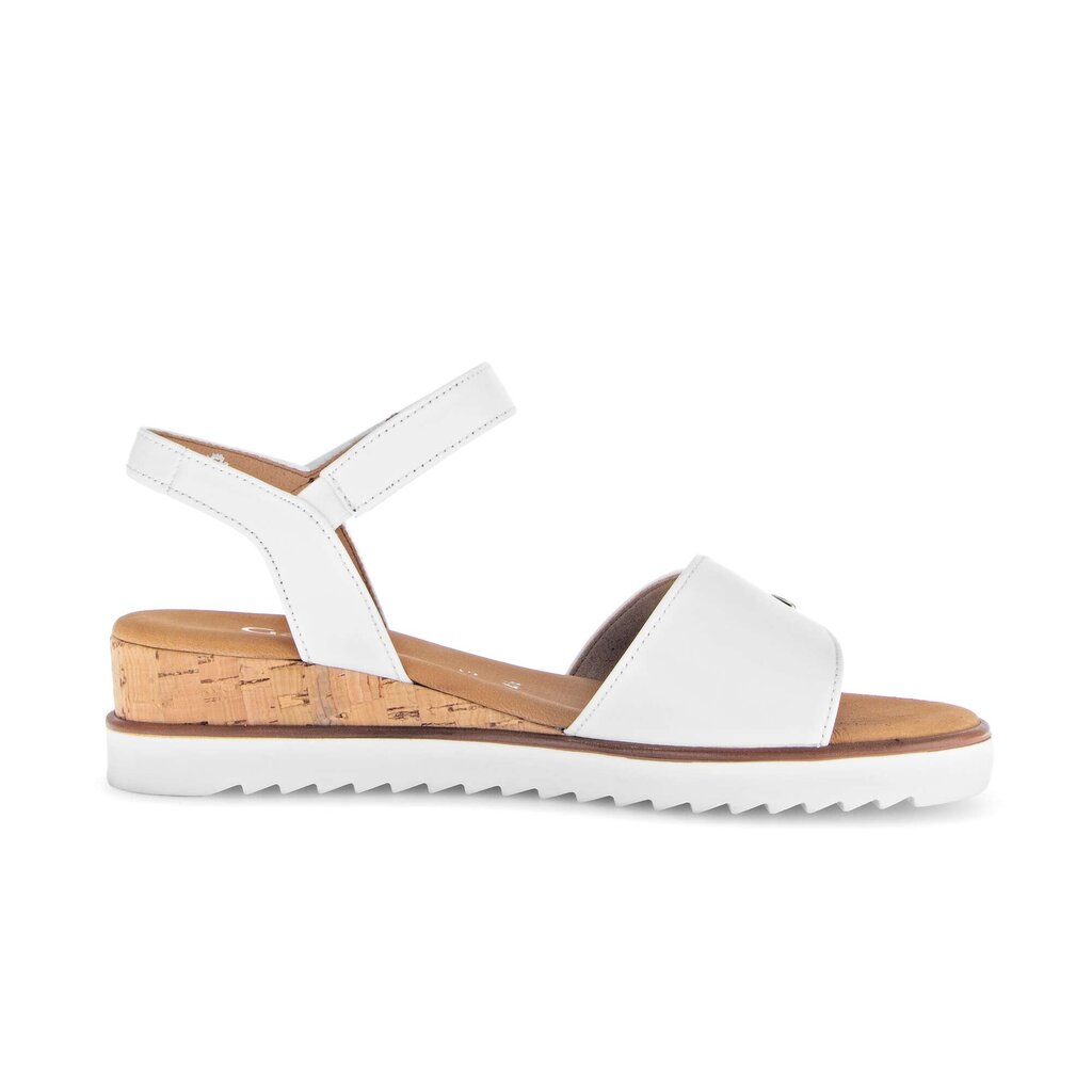 Sandal met riempjes wit