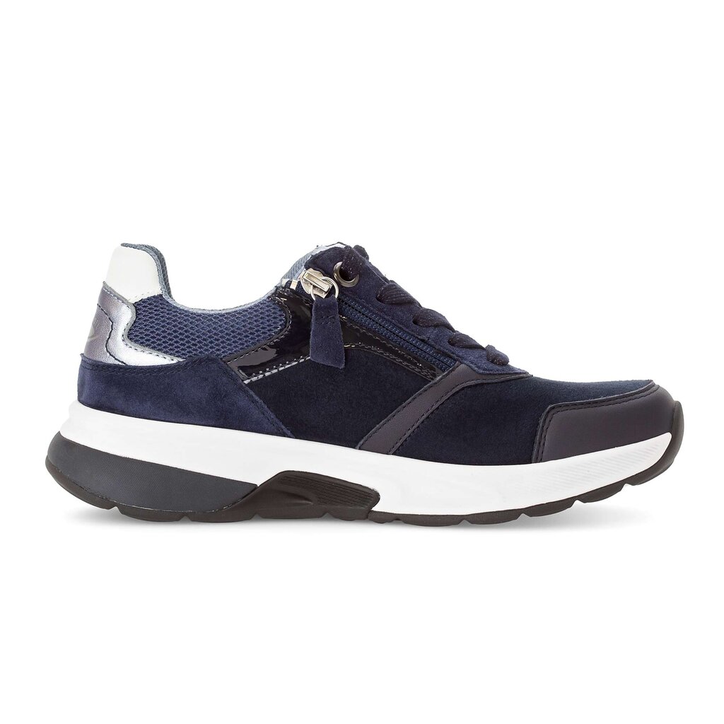 Lage sneaker blauw