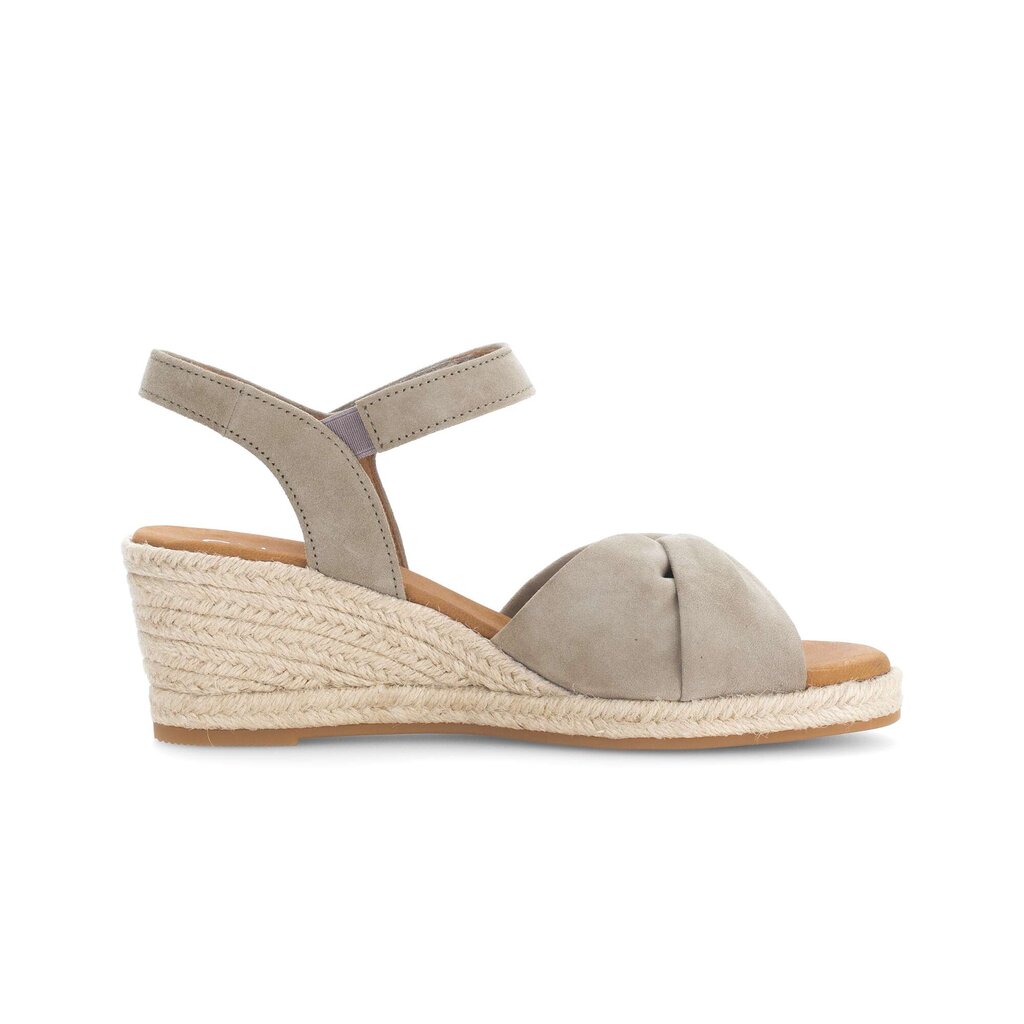 Sandaleno met sleehak groen