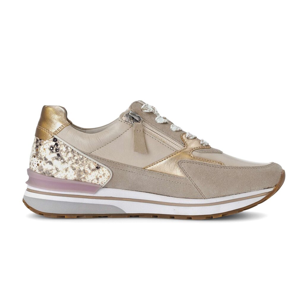 Lage sneaker beige