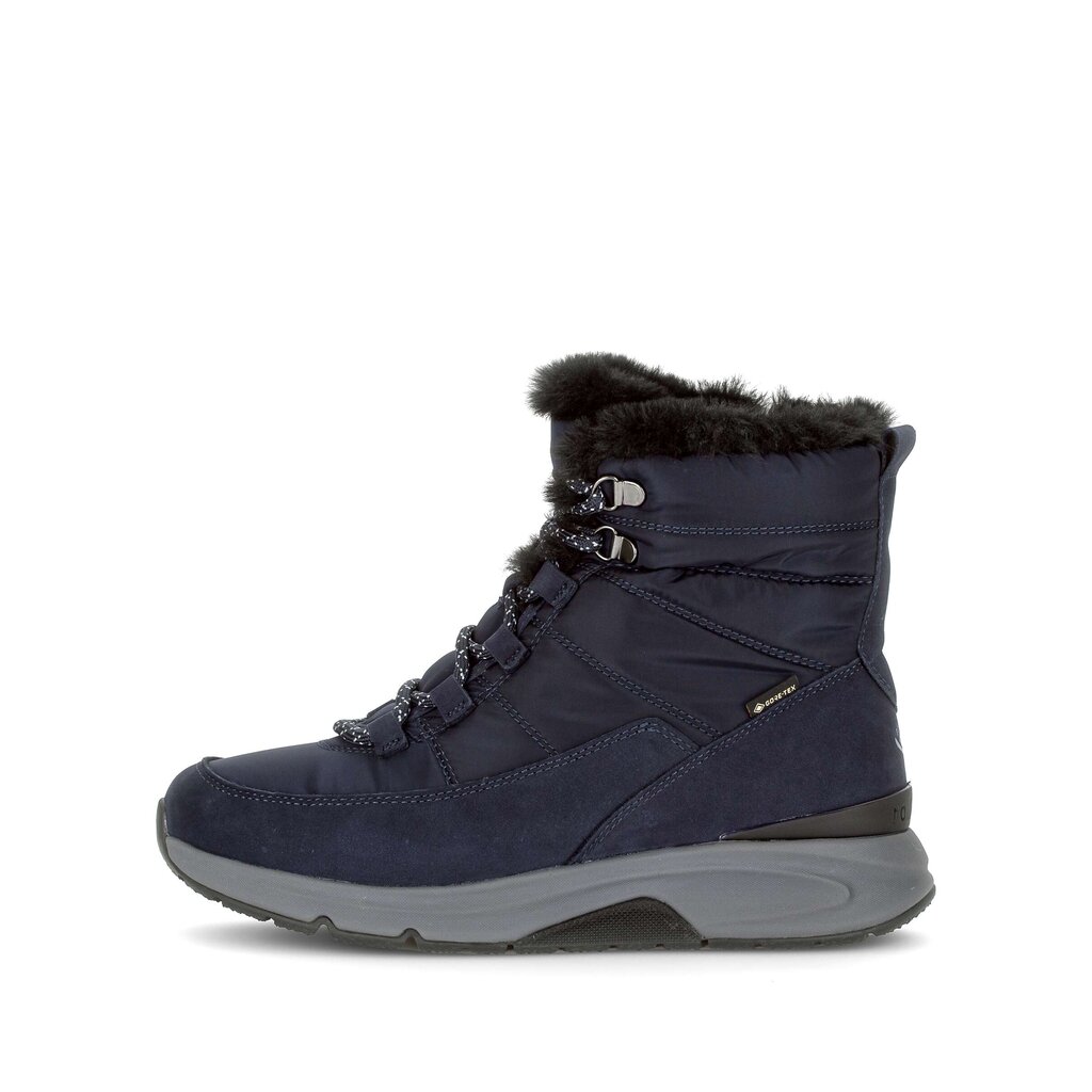 Winter enkellaarsje blauw