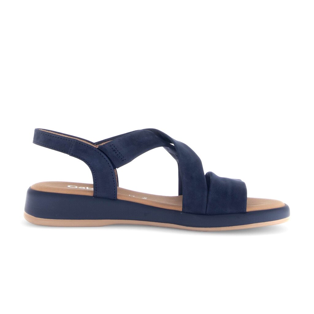 Sandal met riempjes blauw