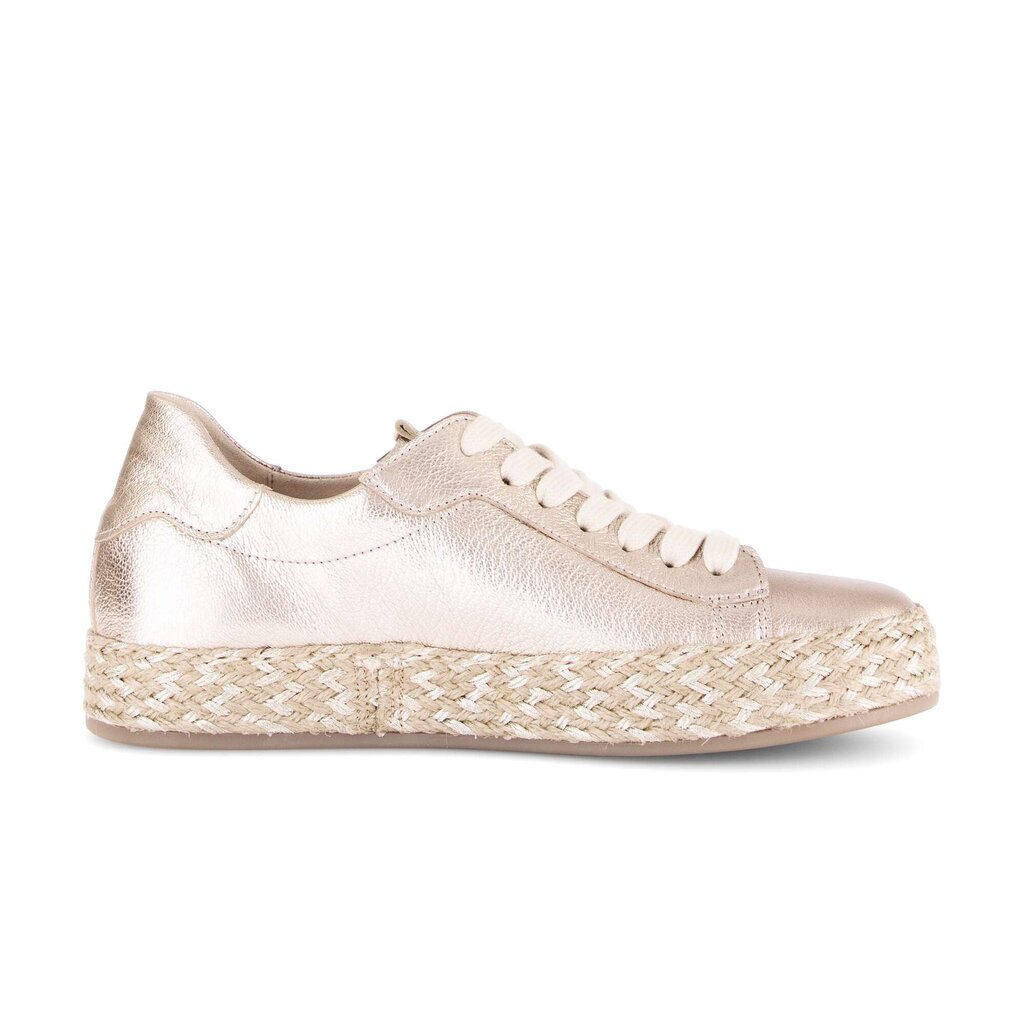 Lage sneaker beige