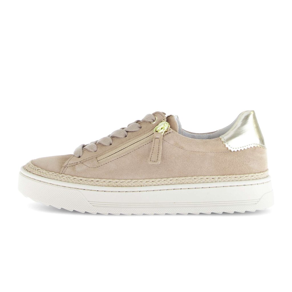 Lage sneaker beige