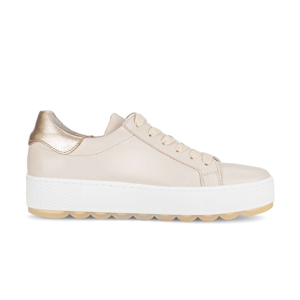 Lage sneaker beige