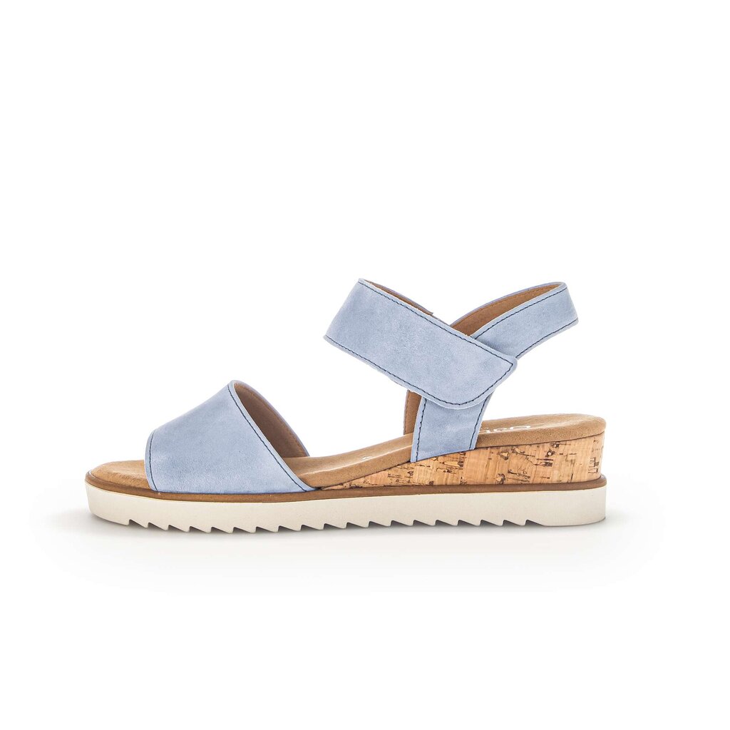 Sandal met riempjes blauw
