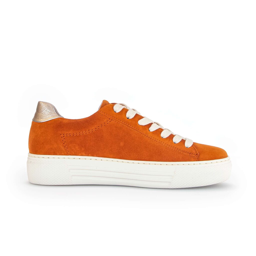 Lage sneaker oranje