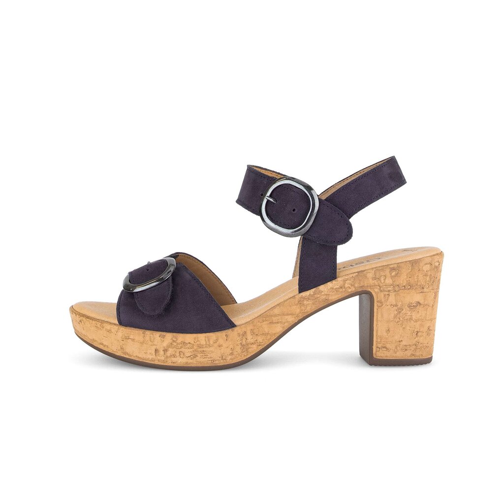 Sandal met riempjes blauw