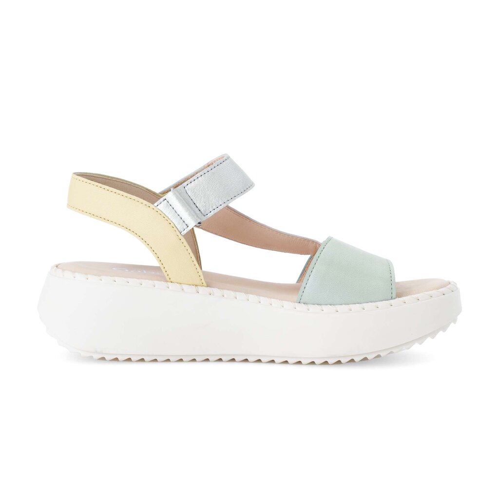 Sandale met plateauzool multicolour