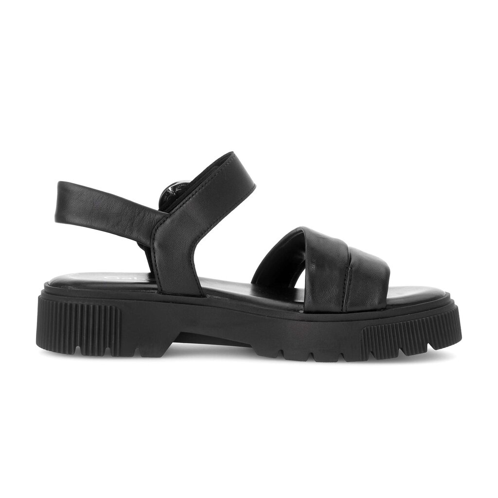 Sandal met riempjes zwart