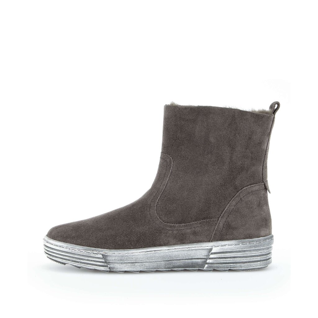 Winter enkellaarsje grijs