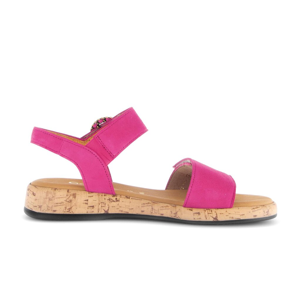 Sandal met riempjes roze