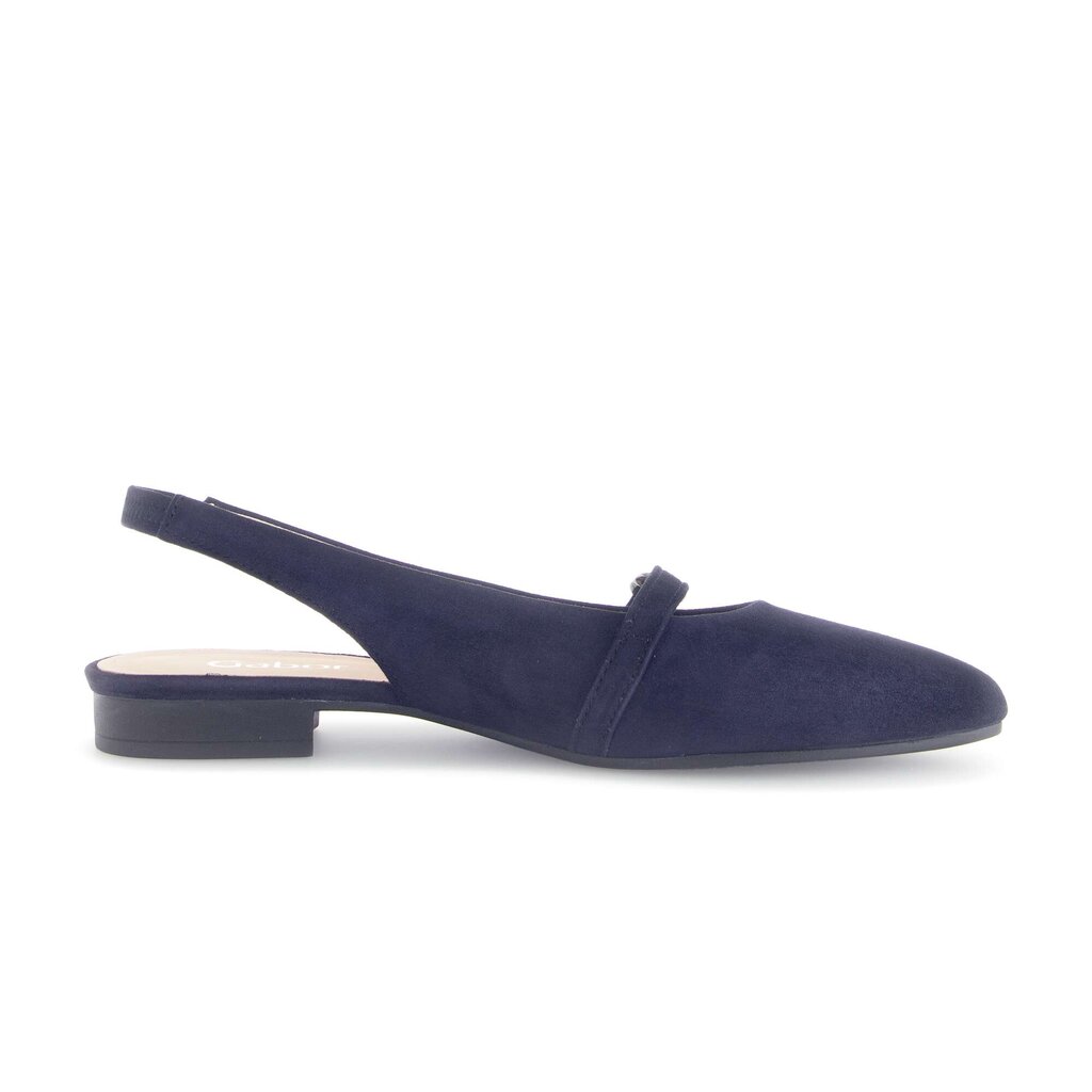 Sling-back blauw