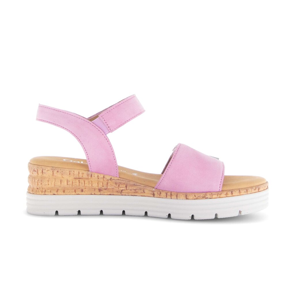 Sandal met riempjes roze