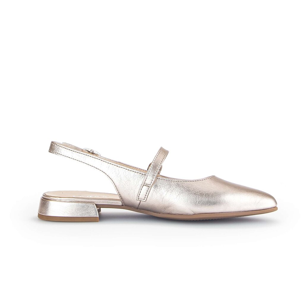 Sling-back goud