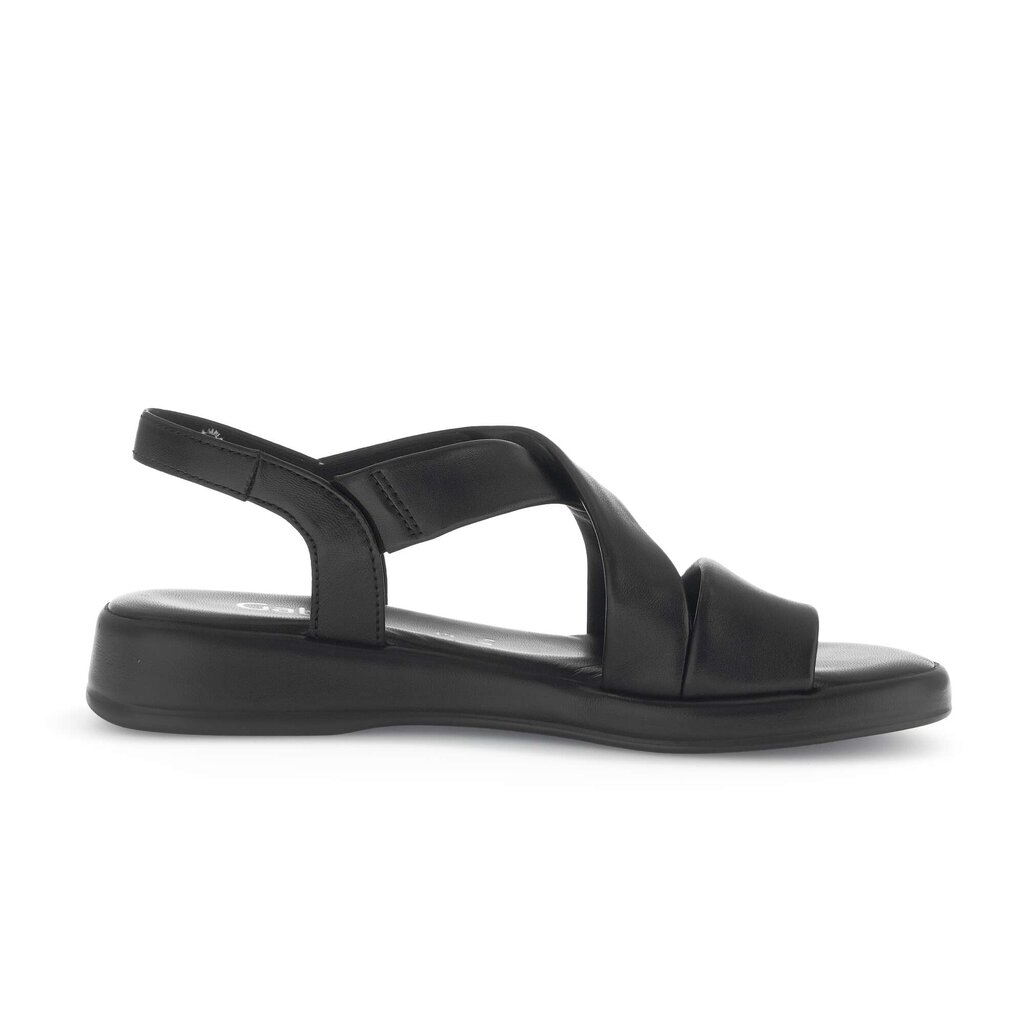 Sandal met riempjes zwart