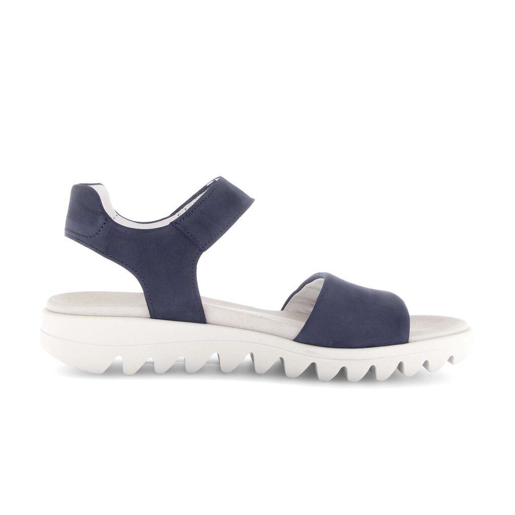 Sandal met riempjes blauw